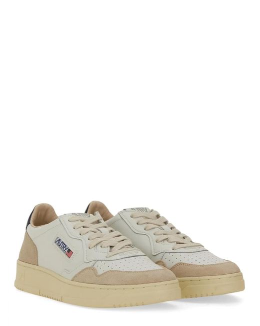 Autry White Sneaker "Medalist" Low for men
