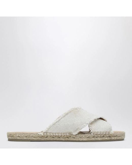 Castaner White Castañer Palmera Slip-On