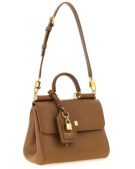 Dolce & Gabbana Brown Dolce & Gabbana 'My Sicily' Small Handbag