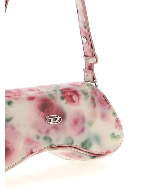 DIESEL Pink 'Play Crossbody' Shoulder Bag