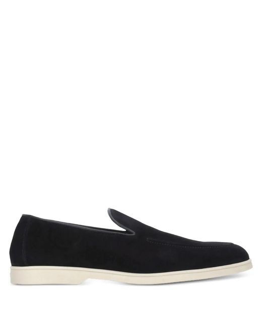 Doucal's Black Suede Loafer for men