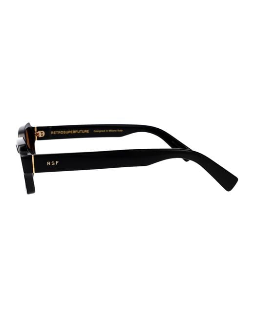 Retrosuperfuture Brown Acetate Sunglasses
