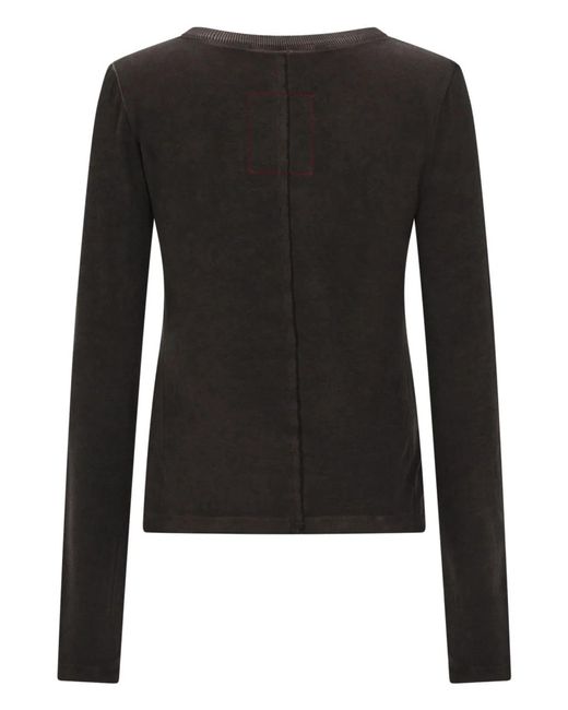 Uma Wang Black Long-Sleeved Top