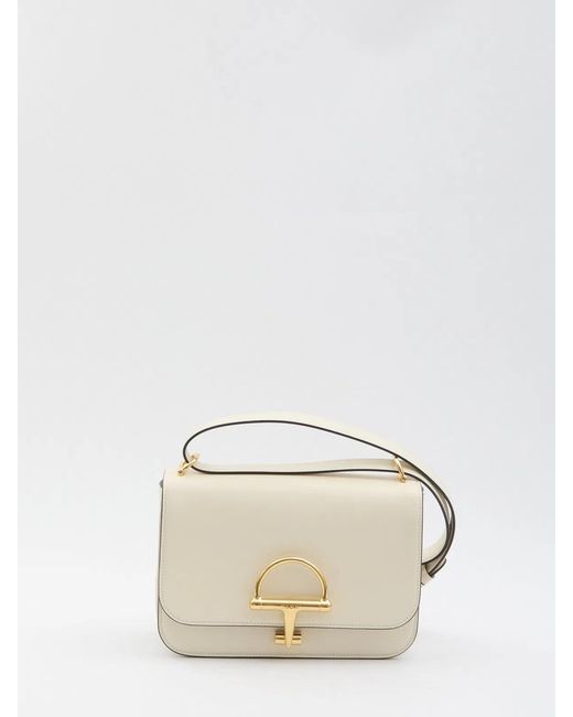 Gucci Natural Ivory Leather Small Siena Shoulder Bag