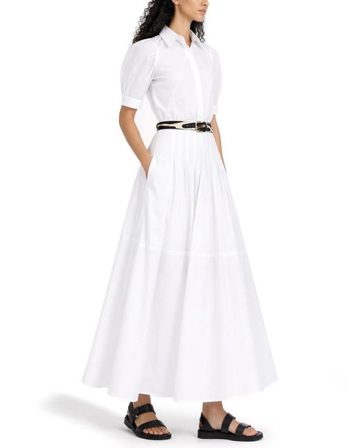 Max Mara White Gonna Lunga "Opera"