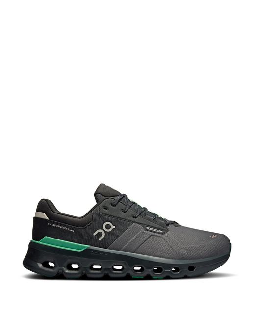 On Shoes Black Cloudrunner 2 Waterproof Sneakers for men