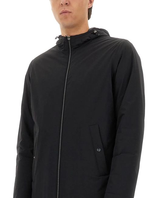 Herno Black Parka "Resort" for men
