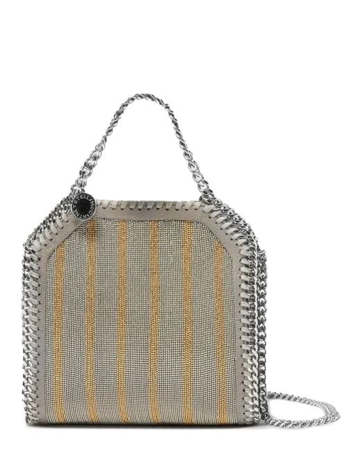 Stella McCartney Metallic "Falabella" Micro Tote Bag