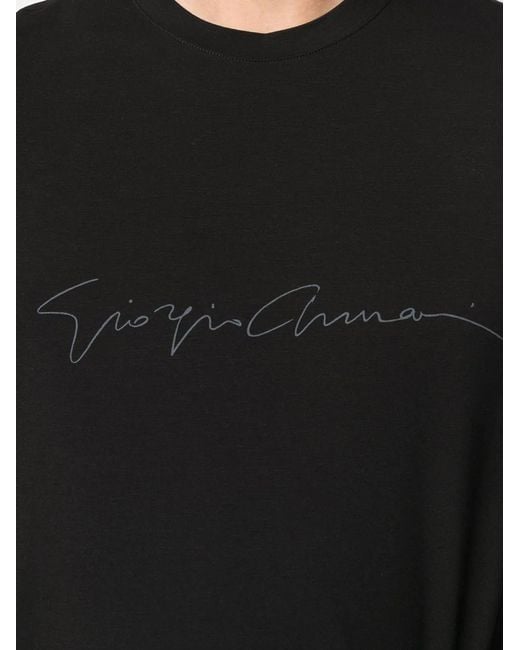 Giorgio Armani Black T-Shirt for men