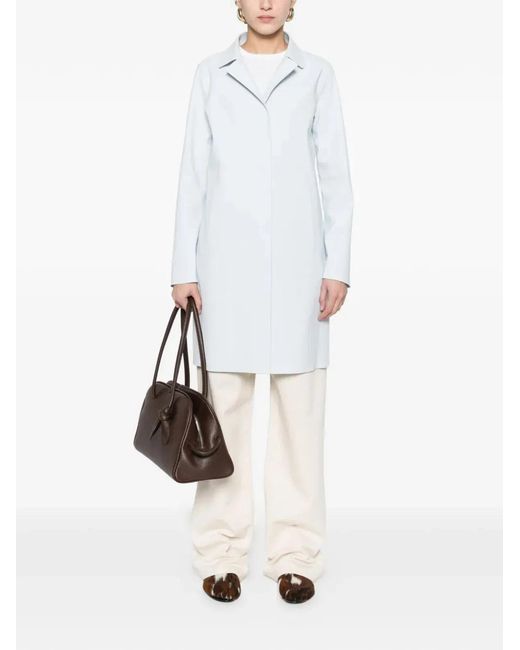 Herno White Light Polyamide Coat