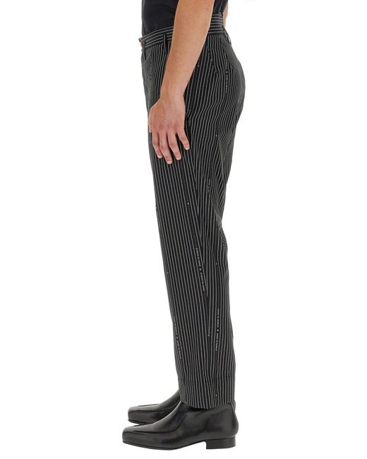 Vivienne Westwood Black Cruise Cropped Pants for men