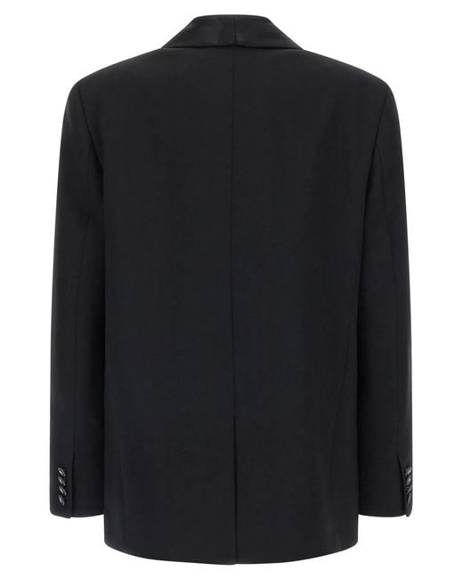 Emilio Pucci Black 'Labirinto' Single-Breasted Blazer