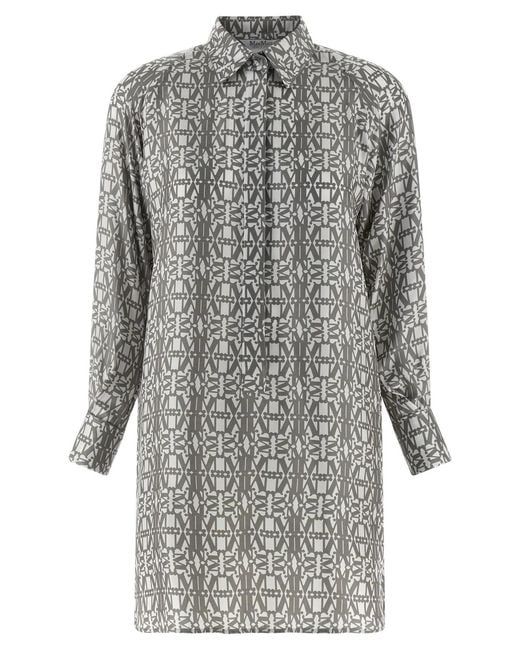 Max Mara Gray 'Grembo' Dress