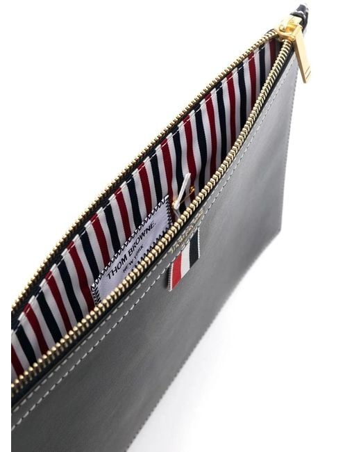 Thom Browne Black Small Tablet Holder
