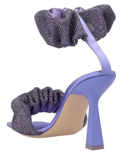 Sebastian Milano Blue 'Cher Crystal' Sandals