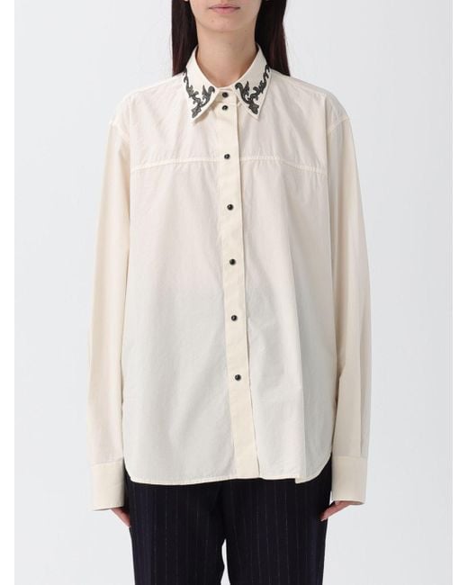 Barena White Camille Ric Tendon Shirt