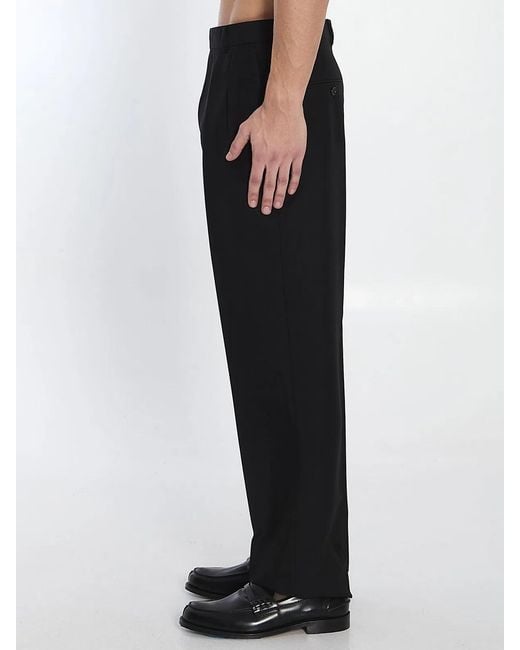 Céline Black Pants Made Of Wool And Mohair for men