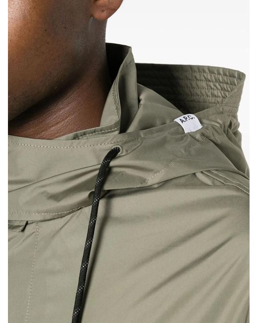 A.P.C. Gray Antonny Parka for men