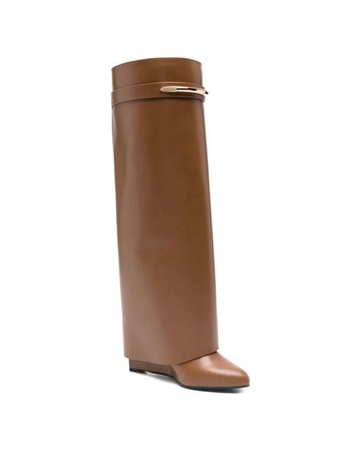 Givenchy Brown Tone Wedge Heels