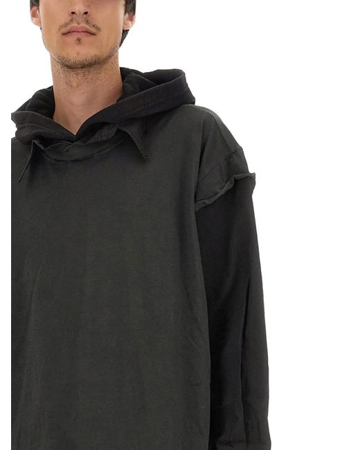 MM6 by Maison Margiela Black Cotton Jersey for men