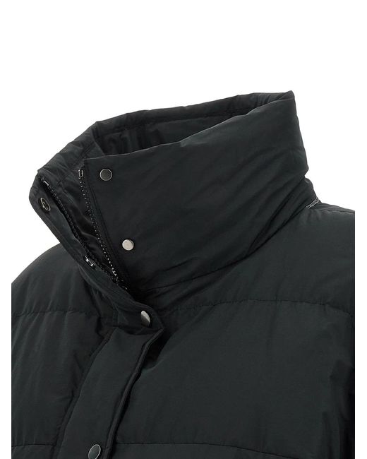 Brunello Cucinelli Black Cropped Down Jacket