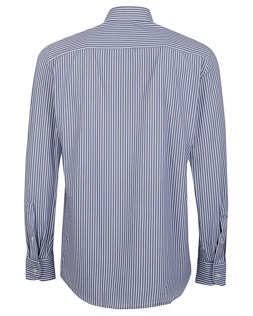 Sonrisa Blue Striped Shirt for men