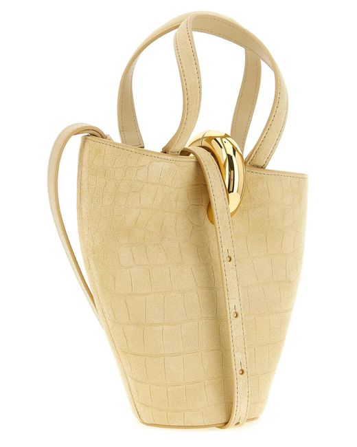 Jacquemus Metallic 'Le Petit Bambola' Mini Handbag