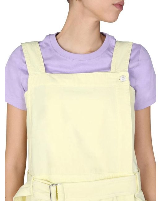 KENZO Yellow Denim Midi Dress