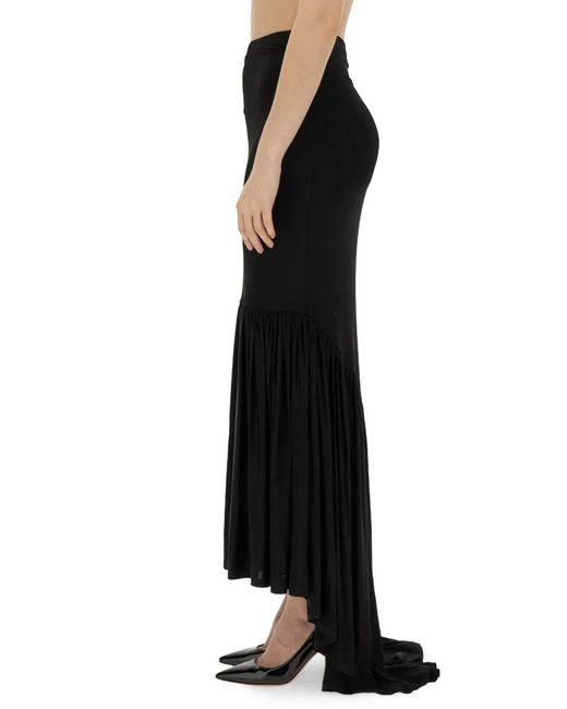 Nina Ricci Black Jersey Skirt