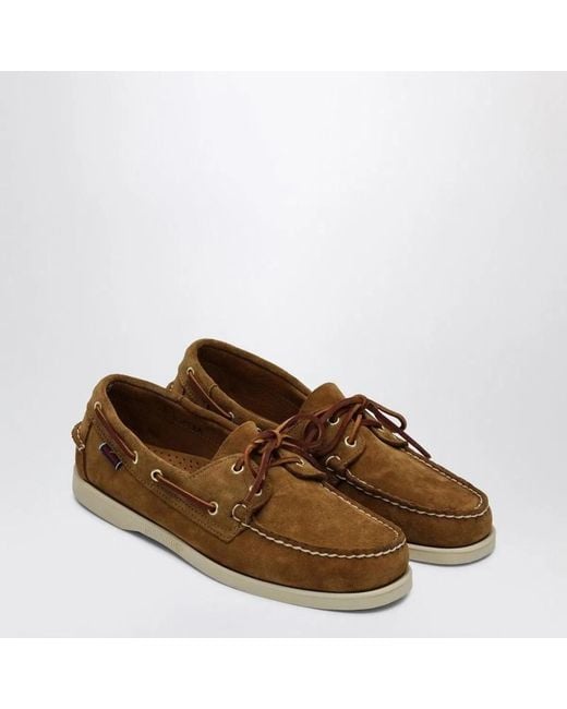 Sebago Brown Portland Artisan Loafer Curry for men