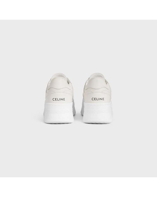 Céline White Wedge Sneaker