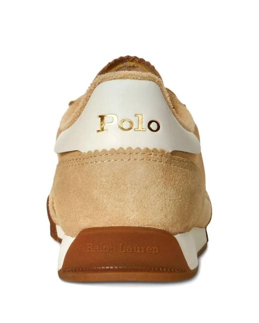 Polo Ralph Lauren Natural Hester Pp" Sneakers Low Top Lace