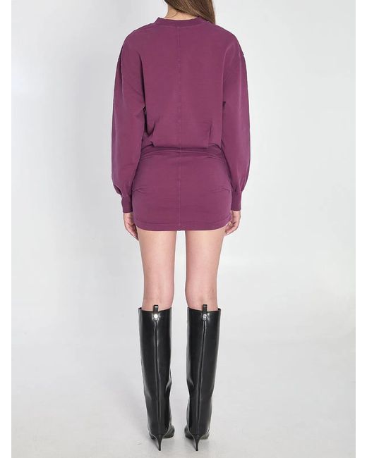 The Attico Purple Mini Dress