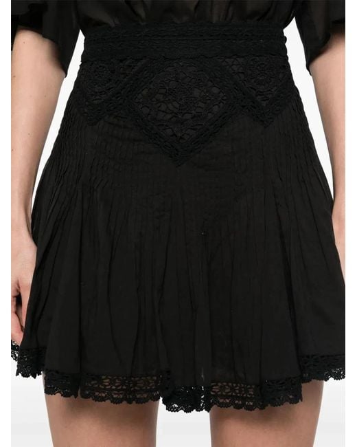 Isabel Marant Black Goldie Short Skirt