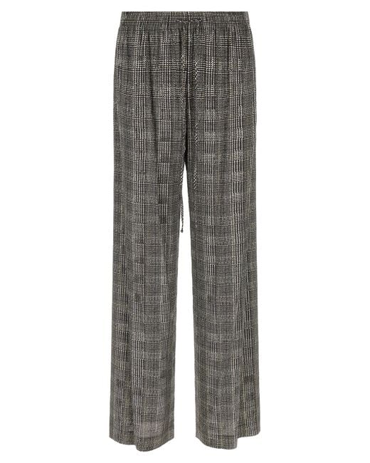 Ermanno Scervino Gray All-Over Crystal Pants