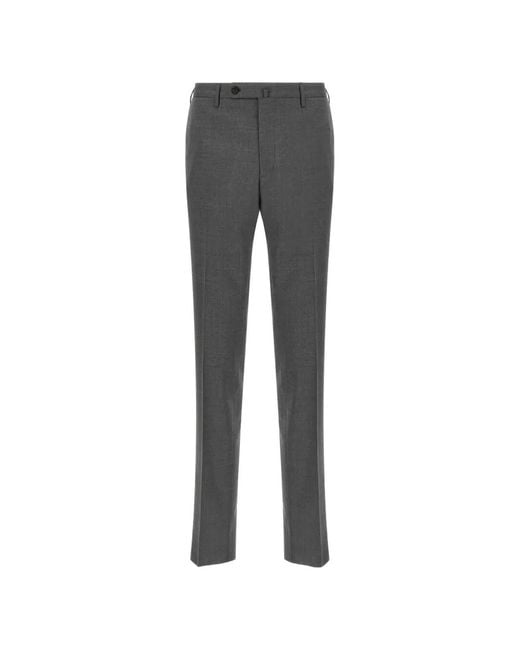 Incotex Gray Classic Chino Trousers for men