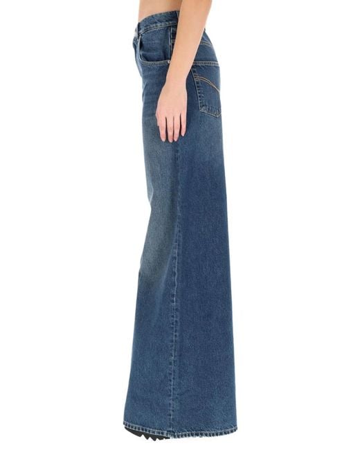 Stella McCartney Blue High Waist Jeans