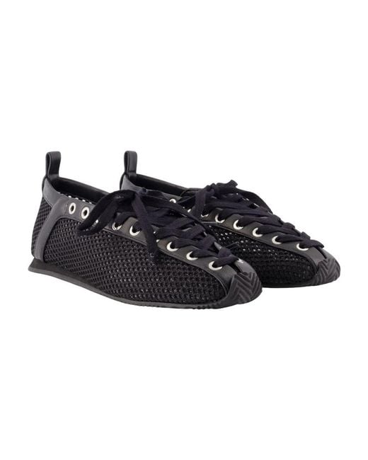 Ganni Blue Sporty Ballerinas