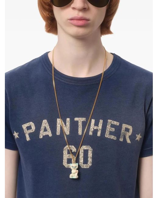 Valentino Blue Cotton T-Shirts for men