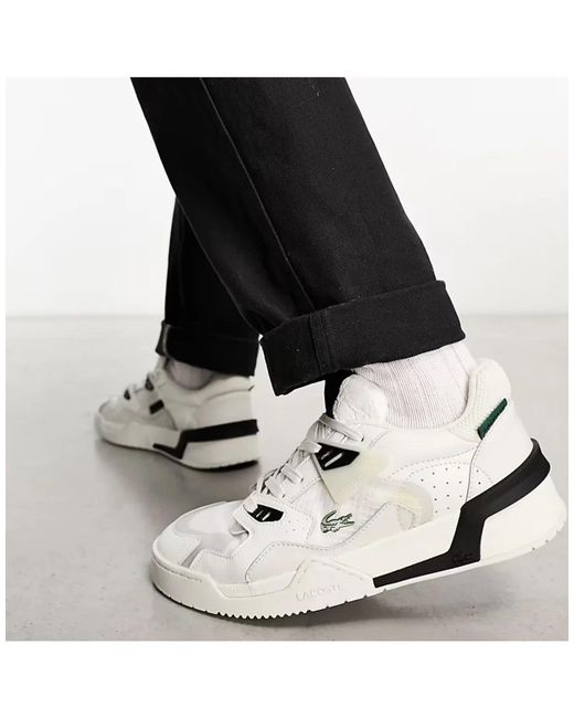Lacoste White Lt 125 Logo Sneakers