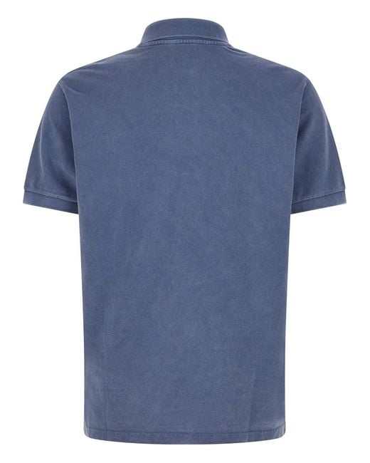 Isabel Marant Blue 'Afko' Polo Shirt for men