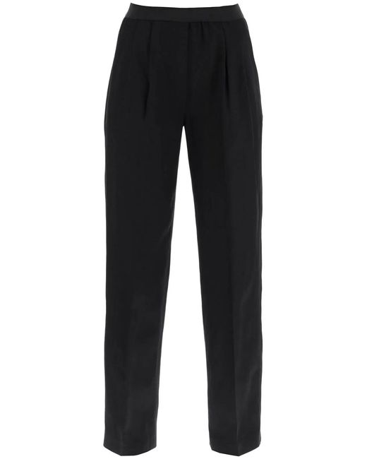 Loulou de Saison Black Takaroa Elastic Pants