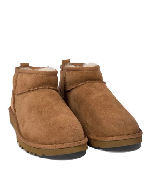 Ugg Brown Classic Ultra Mini Boots for men