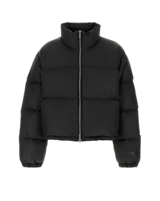 VTMNTS Black Polyester Down Jacket for men