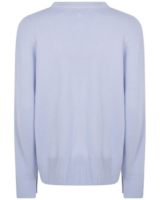 Loulou de Saison Blue "Anton Lds" Crewneck Sweater