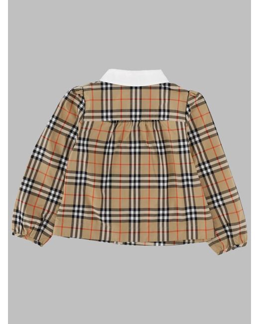 Burberry Natural Camicia Logata