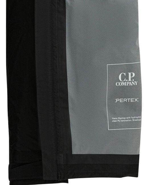 C P Company Black C.P.Company "Metropolis Transformable" Technical Jacket for men