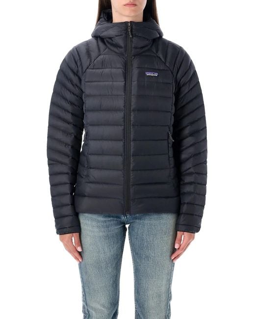 Patagonia Blue Down Sweater Hoody Recycled Down Jacket