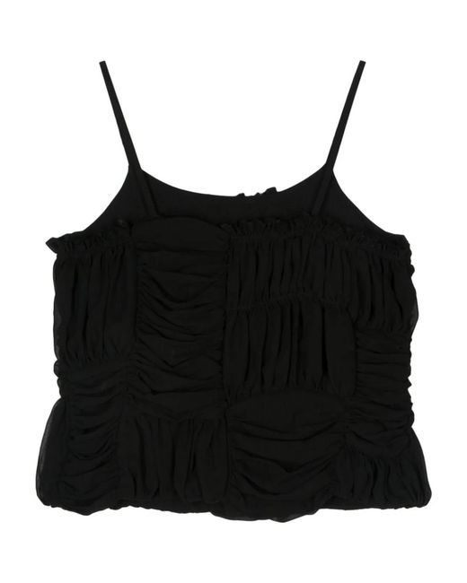 Comme des Garçons Black Ruffled Top