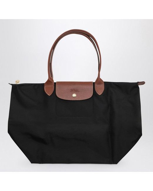 Longchamp Black Tote Bag Large Le Pliage